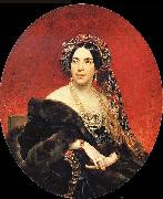 Portrait of princess Mariya Volkonskaya
